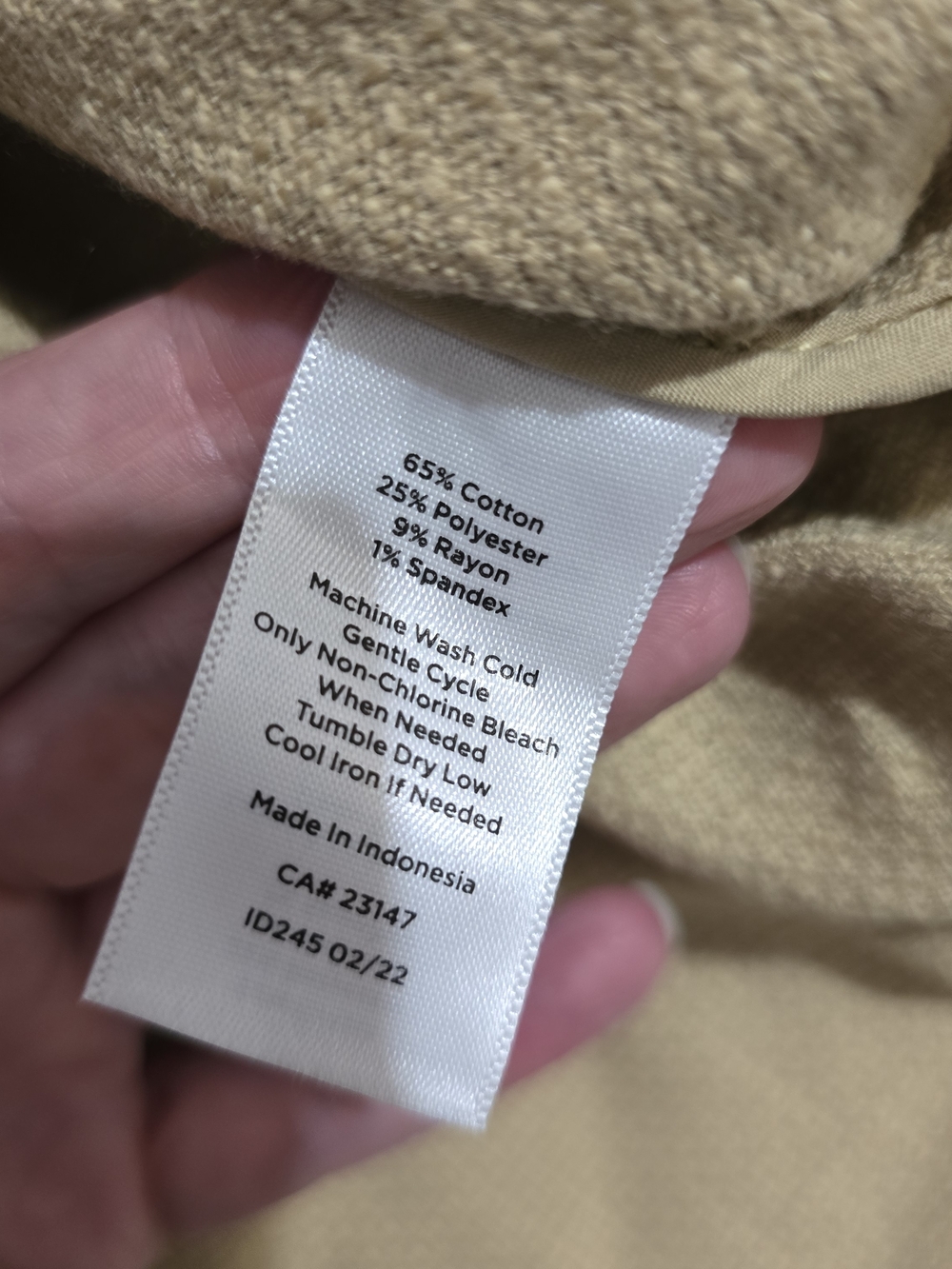 Talbots Women's Tan Button-Up Jacket - Picture 7 of 7